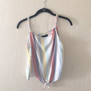 Tinsel spaghetti strap dress